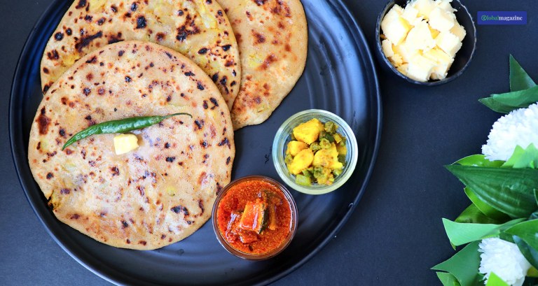 Aloo Paratha Indian Cuisine