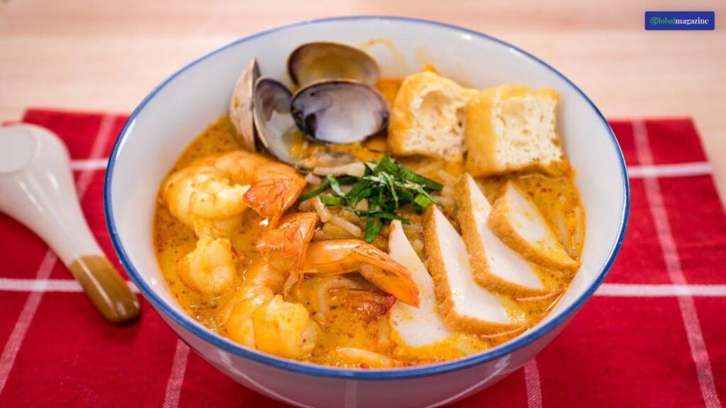 laksa singaporean cuisine