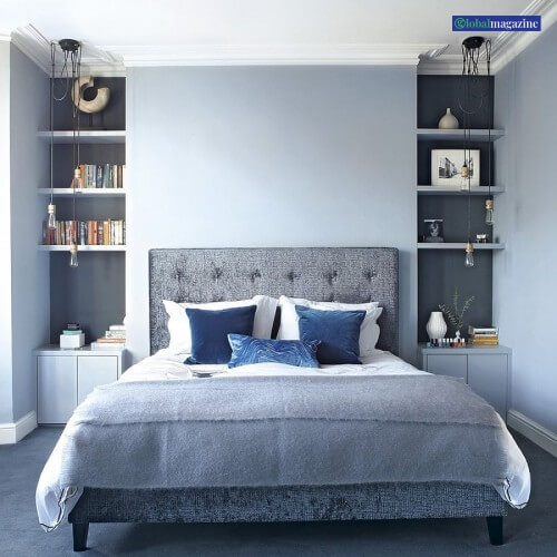 Blue-Gray Bedroom