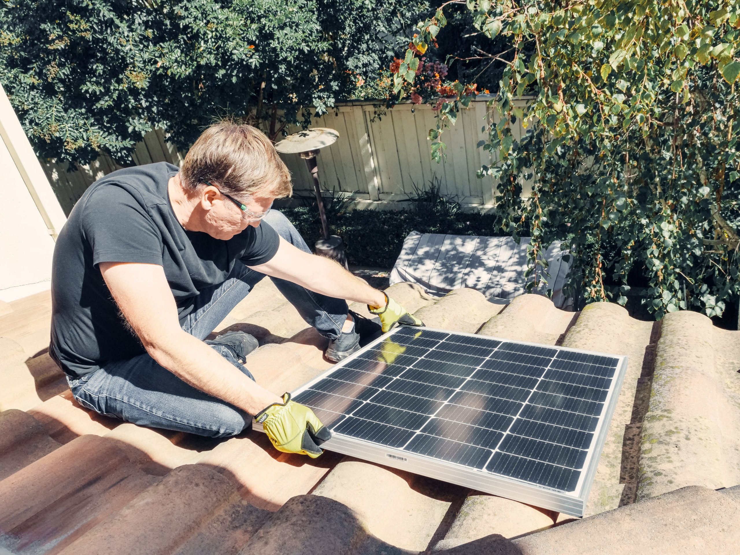 Incorporating solar power for home use