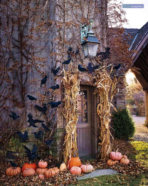 Flock Of Crows - Halloween door decorations