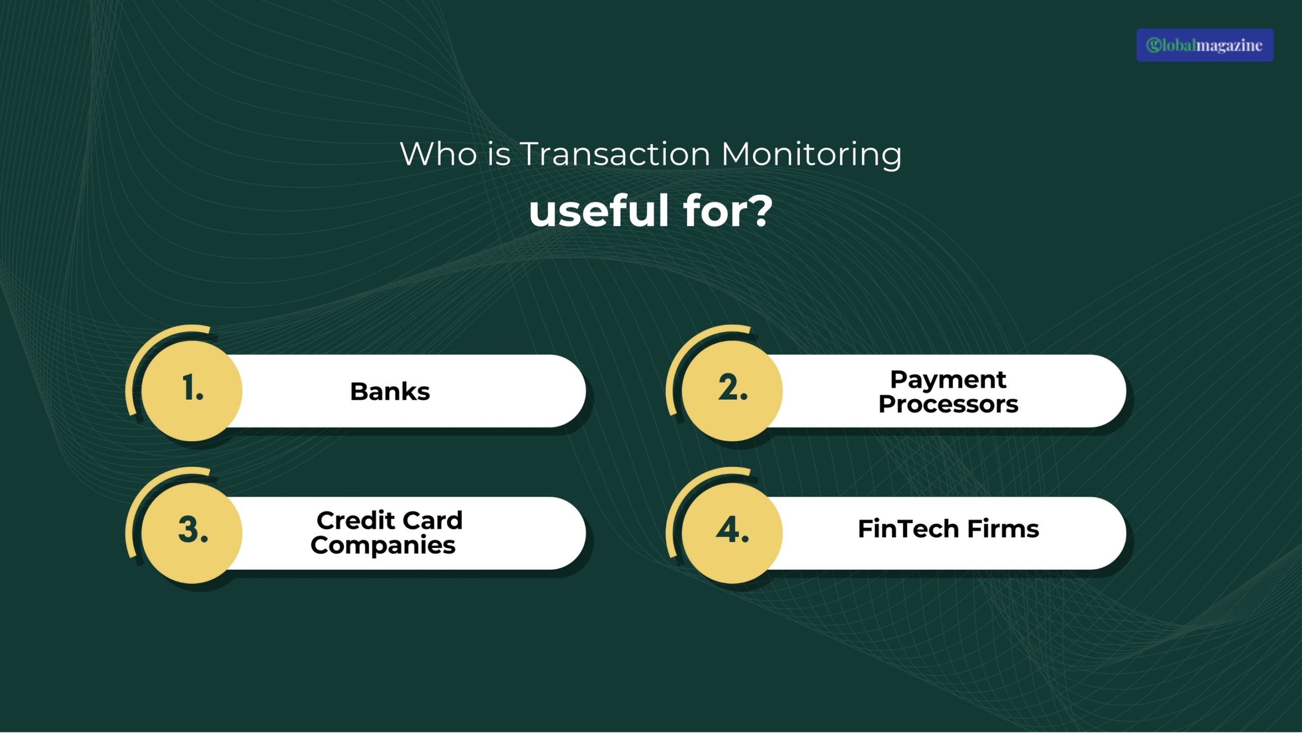 Who is transaction monitoring useful for