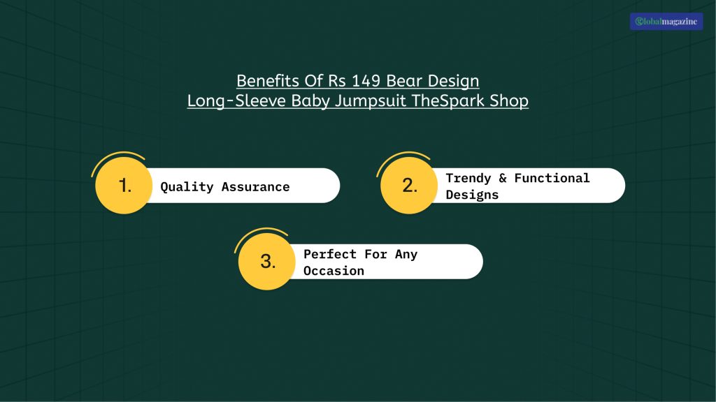 Benefits Of Rs 149 Bear Design Long-Sleeve Baby Jumpsuit TheSpark Shop